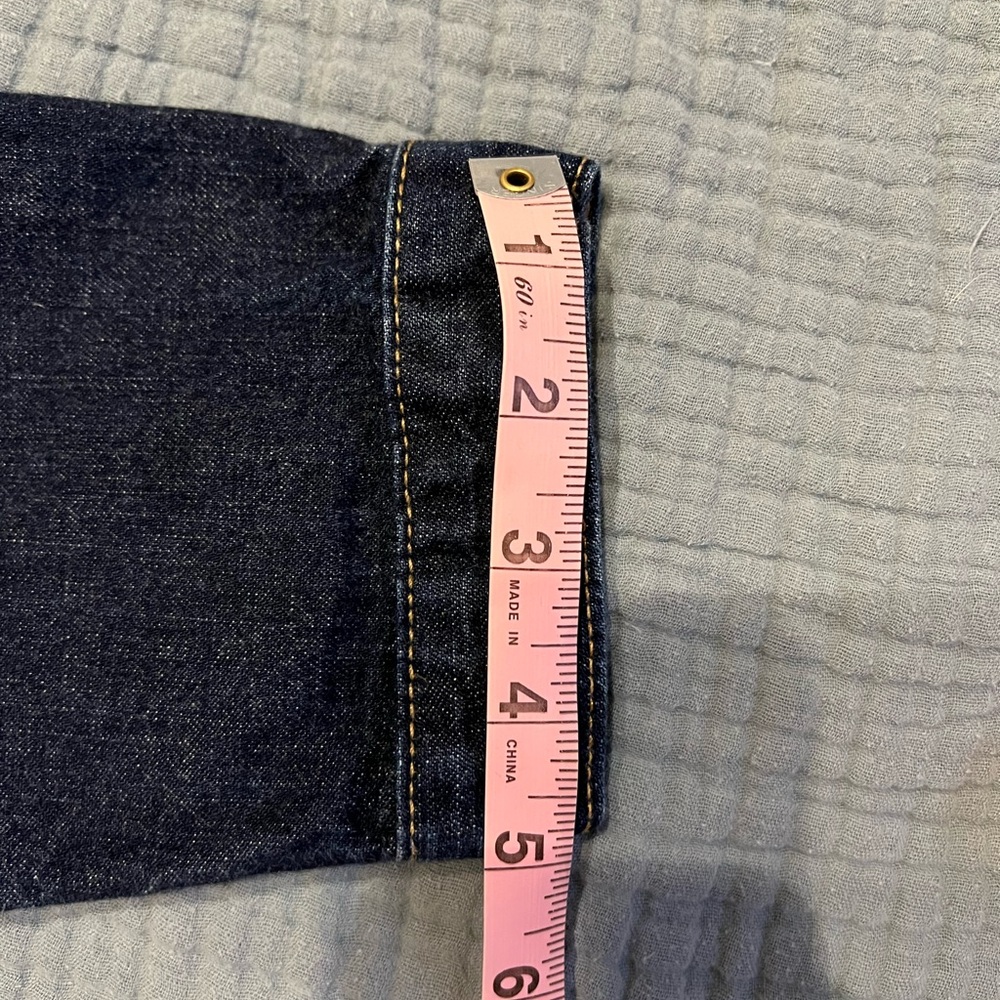 GAP Women’s Cropped Dark Blue Denim Jacket size M - Picture 13 of 13